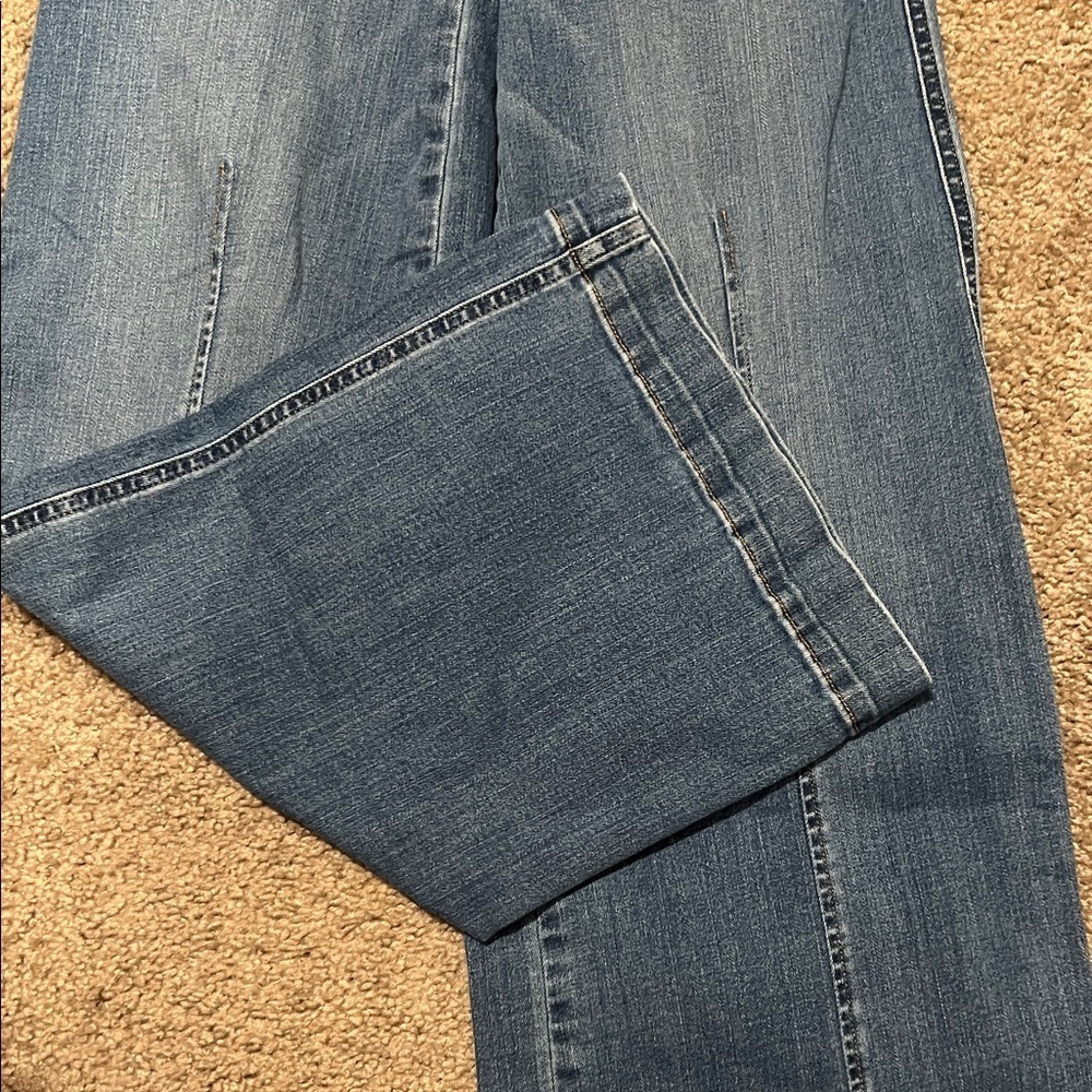 SPANX Women's Flare Jeans in Blue SIZE XS - Picture 4 of 7